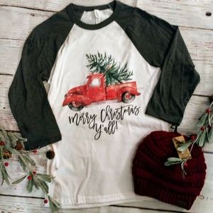 Holiday Baseball Tee